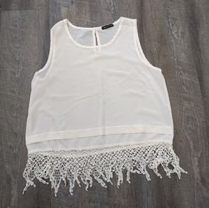 Cream Lacey Blouse